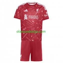 Camisola Liverpool Criança Equipamento Primeiro 2026-2027 Manga Curta